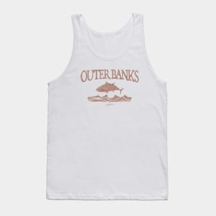 Outer Banks, North Carolina, Bluefin Tuna Leaping Over Waves Tank Top